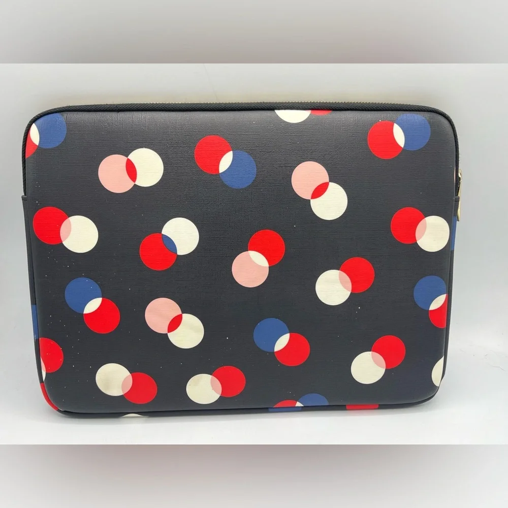 Kate Spade Navy and Red Polka Dot Case